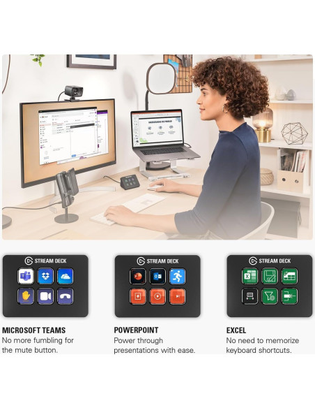 Elgato Stream Deck Mini - Controlador de Aplicaciones 6 Teclas