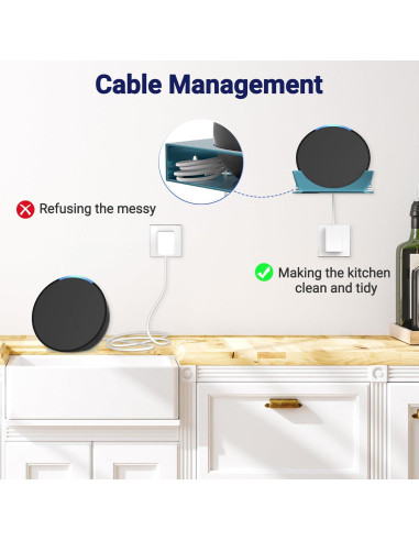 Soporte de Pared para Echo Pop WAWXH1314 Aluminio Verde Azulado