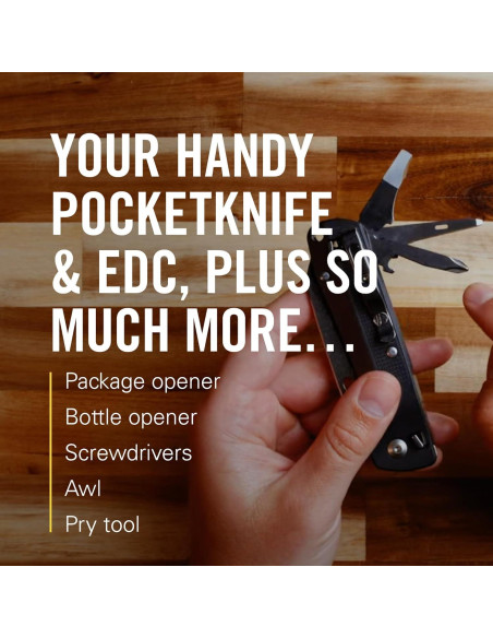 Cuchillo Plegable Leatherman Free K2 Gris 8 en 1 EDC