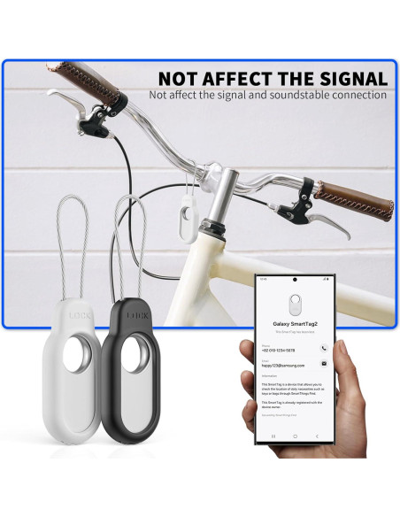 Funda Protectora TUDIOW para Samsung Galaxy SmartTag 2