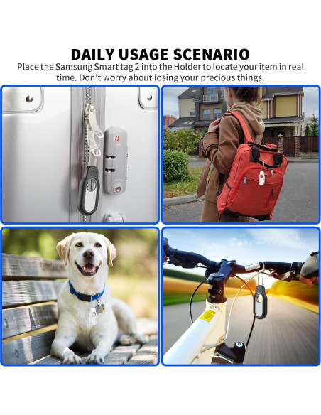 Funda Protectora TUDIOW para Samsung Galaxy SmartTag 2