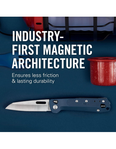 Cuchillo Plegable Leatherman Free K2 Gris 8 en 1 EDC