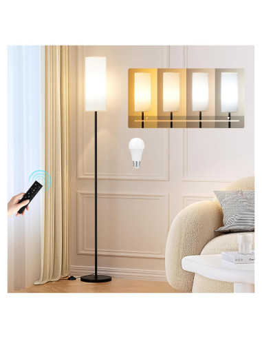 Lámpara de Pie Ambimall 164 cm Regulable con Control Remoto