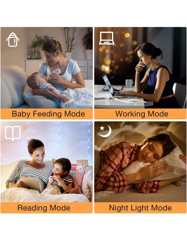 Lámpara de Pie Ambimall 164 cm Regulable con Control Remoto