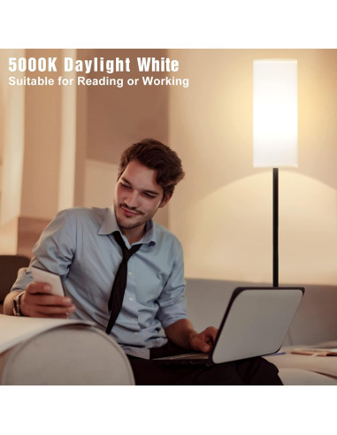 Lámpara de Pie Ambimall 164 cm Regulable con Control Remoto