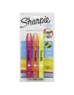 Marcadores Fluorescentes Gel Sharpie Asortidos 3 Colores 0.5mm