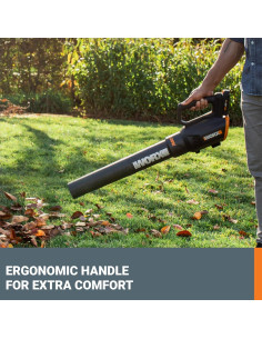 Soplador de Hojas Inalámbrico WORX 20V 360CFM 2 Velocidades 2