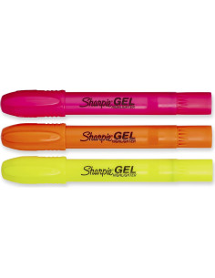 Marcadores Fluorescentes Gel Sharpie Asortidos 3 Colores 0.5mm 2