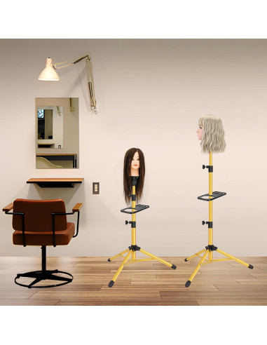 Soporte de Peluca Tripode ZQIAN BEAUTY 127 cm Ajustable