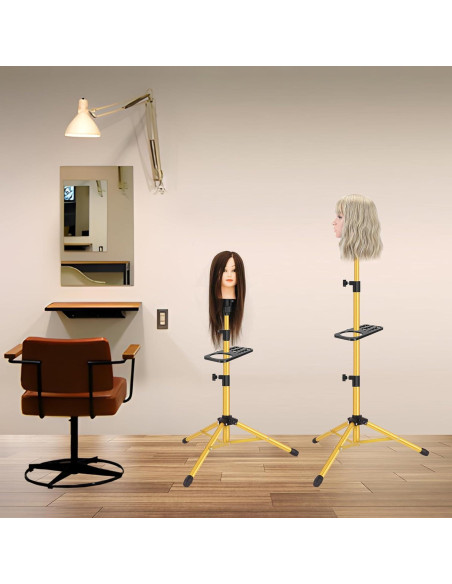 Soporte de Peluca Tripode ZQIAN BEAUTY 127 cm Ajustable