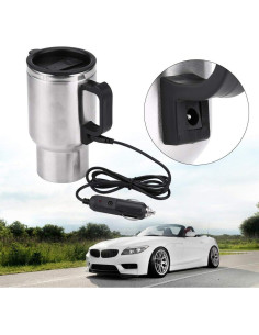 Hervidor Eléctrico de Coche Ejoyous 450ml Acero Inoxidable 2