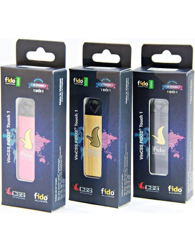 Clave de Seguridad VinCSS FIDO2 Touch 1 USB-A Negro
