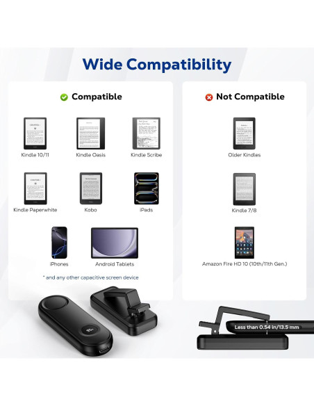 Control Remoto MoKo para Pasar Páginas Kindle y eReaders
