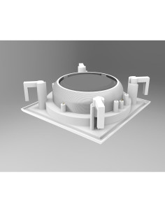 Soporte de Techo para Echo Dot 3ra Gen - Splin - Blanco 2