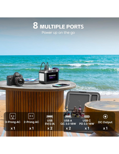 Generador Solar MARBERO M822MAX 200W con Panel 40W