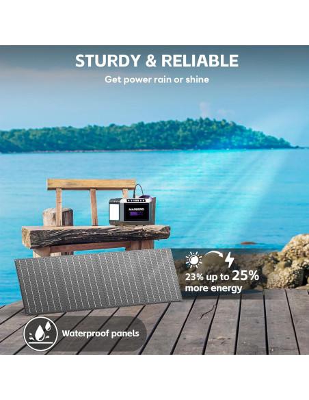 Generador Solar MARBERO M822MAX 200W con Panel 40W