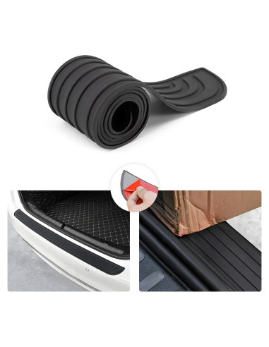 Protector de Parachoques Trasero 8sanlione 103.9 cm Antirayaduras