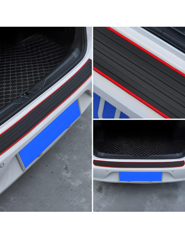 Protector de Parachoques Trasero 8sanlione 103.9 cm Antirayaduras