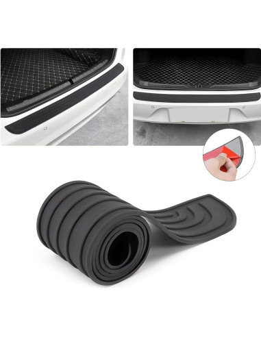 Protector de Parachoques Trasero 8sanlione 103.9 cm Antirayaduras