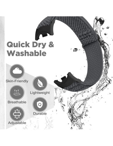 Correas de Nylon Elásticas para Xiaomi Smart Band 9/8 - 3 PCS