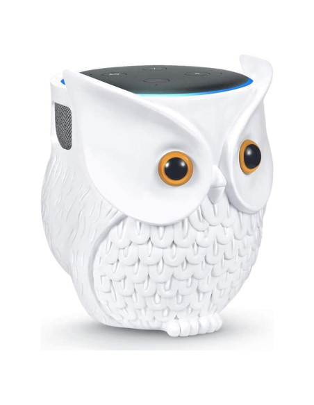 Soporte para Echo Dot LDYAN Búho Blanco Decorativo