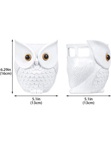 Soporte para Echo Dot LDYAN Búho Blanco Decorativo