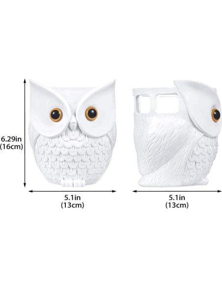 Soporte para Echo Dot LDYAN Búho Blanco Decorativo