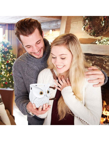 Soporte para Echo Dot LDYAN Búho Blanco Decorativo