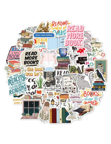 50 Stickers Gowjaw para Kindle y Laptop, Impermeables