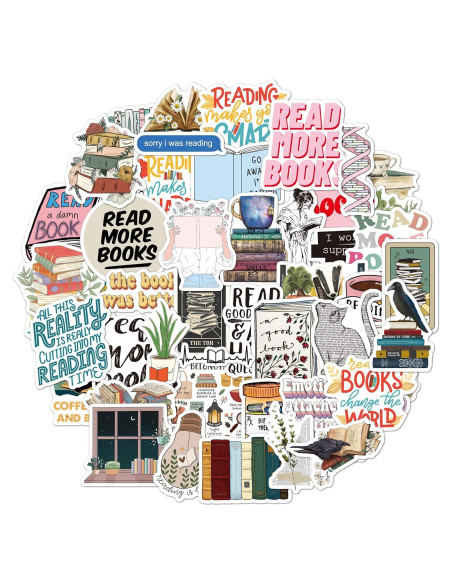 50 Stickers Gowjaw para Kindle y Laptop, Impermeables