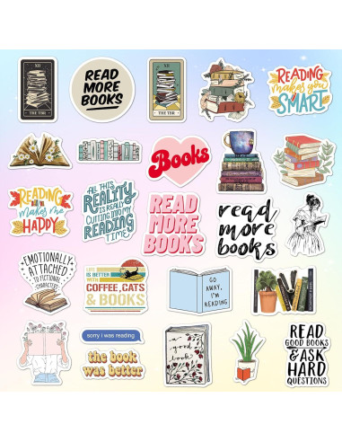 50 Stickers Gowjaw para Kindle y Laptop, Impermeables