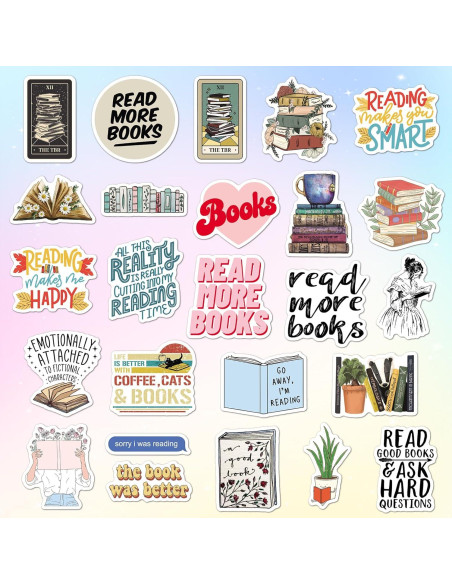 50 Stickers Gowjaw para Kindle y Laptop, Impermeables