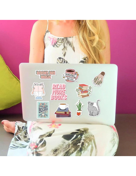 50 Stickers Gowjaw para Kindle y Laptop, Impermeables