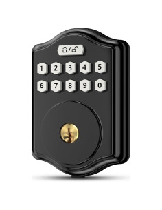 Cerradura Electrónica Sin Llave 52HZ G10 Negra con Código