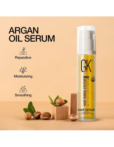 Suero Capilar GK HAIR Aceite de Argán 10ml Anti Frizz