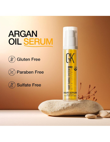 Suero Capilar GK HAIR Aceite de Argán 10ml Anti Frizz