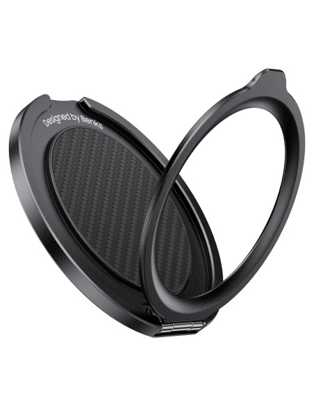 Soporte de Anillo Magnético BENKS para iPhone MagSafe Negro
