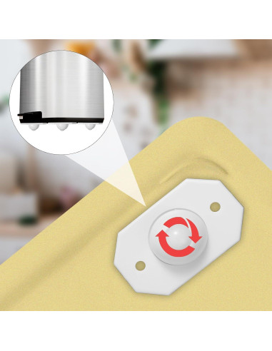 Ruedas autoadhesivas para electrodomésticos TOYMIS - 8 piezas