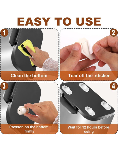 Ruedas autoadhesivas para electrodomésticos TOYMIS - 8 piezas