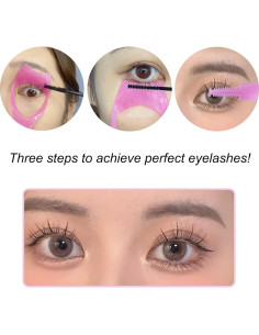 8 Piezas Escudo de Máscara Lash Buddy - Aplicador y Peine 2