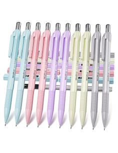 Set de 10 Lápices Mecánicos Nicpro 0.5mm con Recargas HB