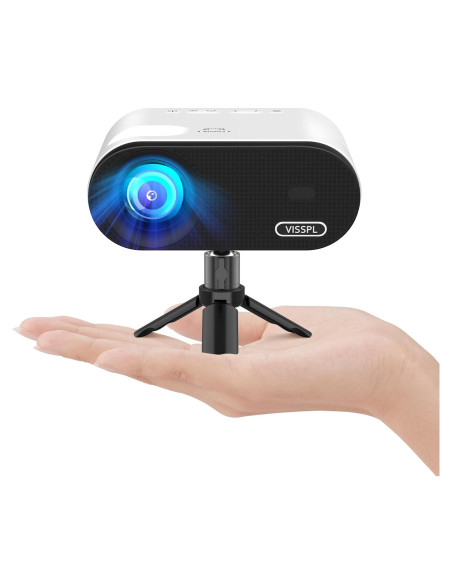 Mini Proyector VISSPL Full HD 1080P WiFi Bluetooth Portátil