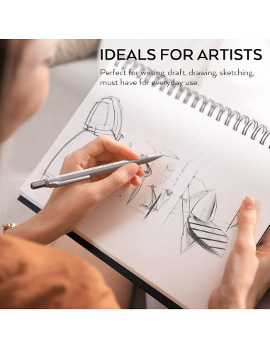 Set de 10 Lápices Mecánicos Nicpro 0.5mm con Recargas HB