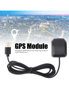 Receptor GPS USB Naroote VK-162 Antena Externa 10.31cm 2