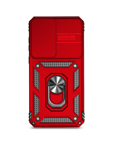 Funda Samsung Galaxy A55 5G PUSHIMEI Rojo Grado Militar