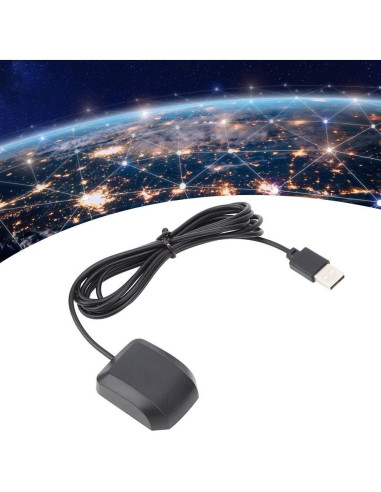 Receptor GPS USB Naroote VK-162 Antena Externa 10.31cm