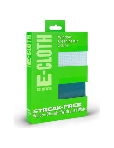 Paño de Limpieza de Ventanas E-Cloth - Verde Invierno - 1 Pack