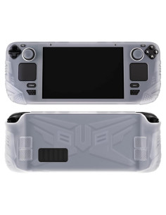 Funda Ergonómica PlayVital para Steam Deck LCD - Blanca