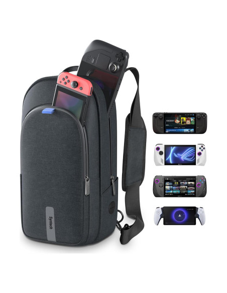 Funda de transporte Syntech para consolas y accesorios negra