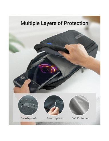 Funda de transporte Syntech para consolas y accesorios negra